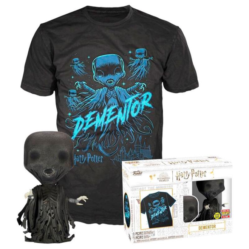 Set figura POP &#38; Tee Harry Potter Dementor