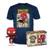 Set figura POP &#38; Tee Marvel Spiderman Comic Cover
