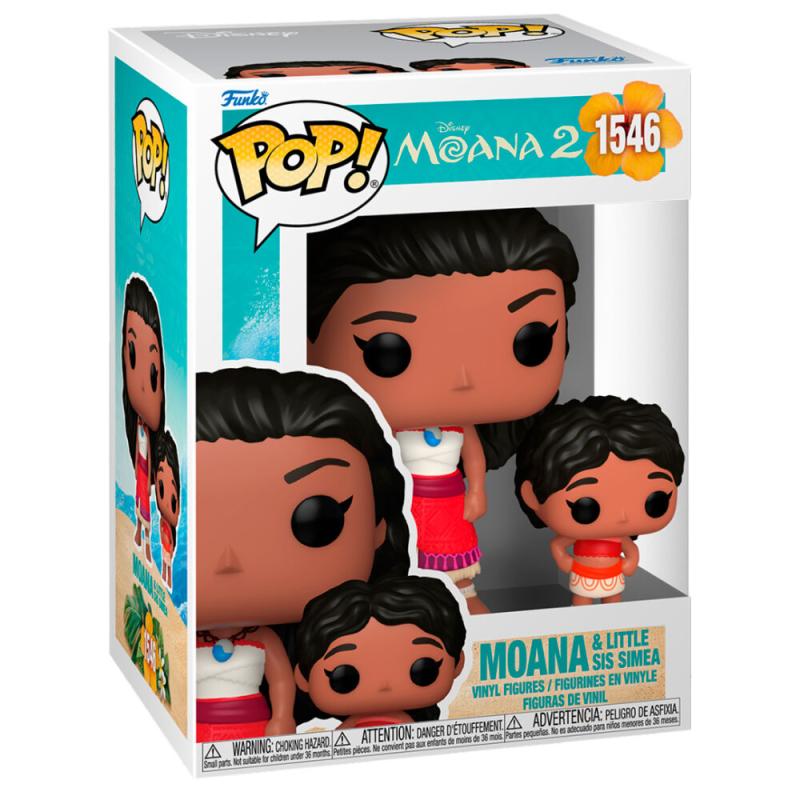 Figura POP Disney Vaiana Moana 2 Moana &#38; Simea