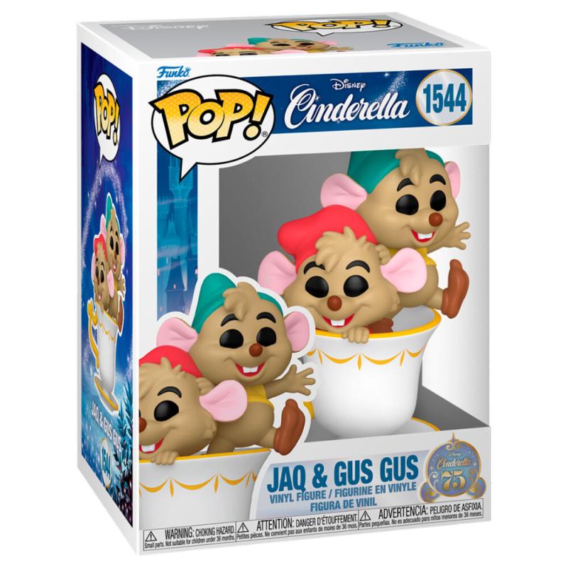Figura POP Disney Cenicienta Jaq &#38; Gus
