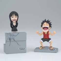 Figura Luffy &#38; Nico Robin World Collectable One Piece 10cm