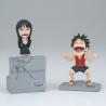 Figura Luffy &#38; Nico Robin World Collectable One Piece 10cm