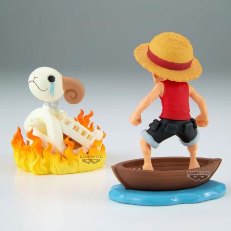 Figura Luffy &#38; Going Merry Log Stories One Piece 8cm
