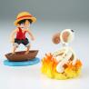 Figura Luffy &#38; Going Merry Log Stories One Piece 8cm