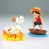Figura Luffy &#38; Going Merry Log Stories One Piece 8cm
