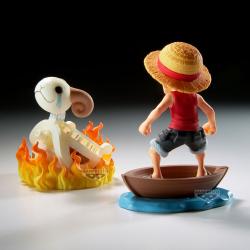 Figura Luffy &#38; Going Merry Log Stories One Piece 8cm