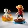 Figura Luffy &#38; Going Merry Log Stories One Piece 8cm