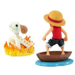 Figura Luffy &#38; Going Merry Log Stories One Piece 8cm