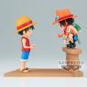 Figura Monkey D Luffy & Portgas D Ace World Collectable Log Stories One Piece 8cm