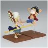Figura Monkey D Luffy &#38; Enel World Collectable One Piece 7cm