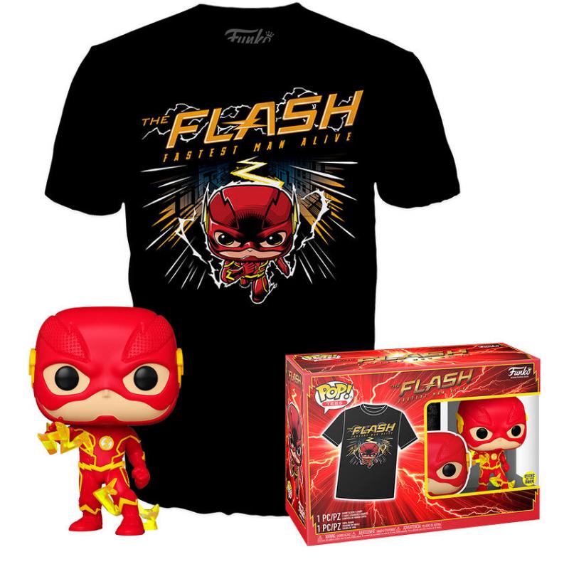 Set figura POP &#38; Tee DC Comics The Flash