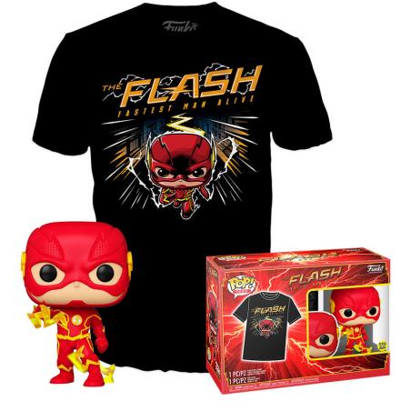 Set figura POP &#38; Tee DC Comics The Flash