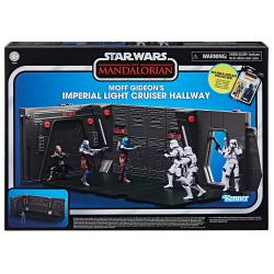 Playset Moff Gideons Imperial Light Cruiser Hallway + figura Mandalorian Privateer Star Wars 9,5cm