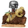 Figura POP Star Wars The Mandalorian Mando on Bantha with Child in Bag