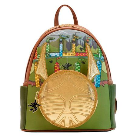 Mochila Snitch Dorada Harry Potter Loungefly 26cm