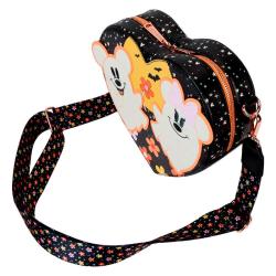 Bolso bandolera Floral Ghost Mickey &#38; Minnie Disney Loungefly