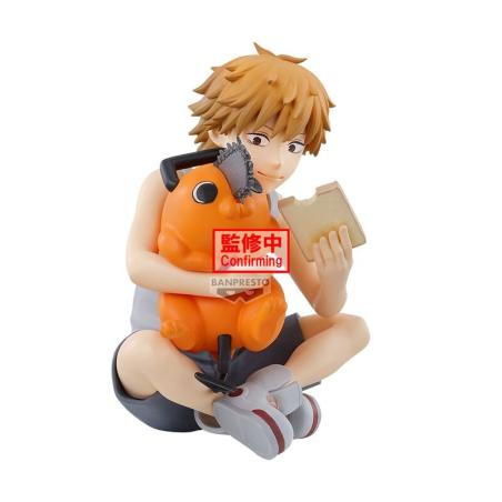 Figura Denji &#38; Pochita Break Time Chainsaw Man 7cm
