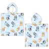 Poncho toalla Bluey microfibra