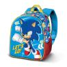 Mochila 3D Go Sonic The Hedgehog 31cm