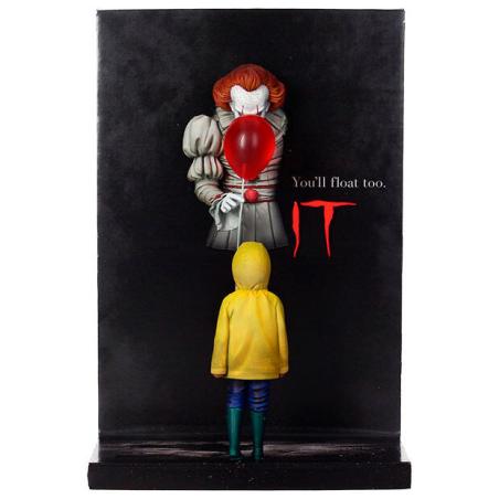 Figura Poster 3D Pennywise &#38; Georgie It 2017