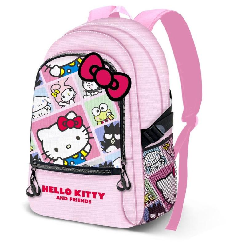 Mochila Panels Hello Kitty 44cm adaptable