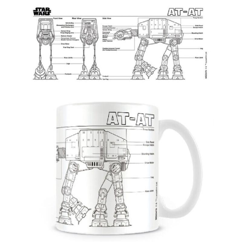 Taza AT-AT Sketch Star Wars