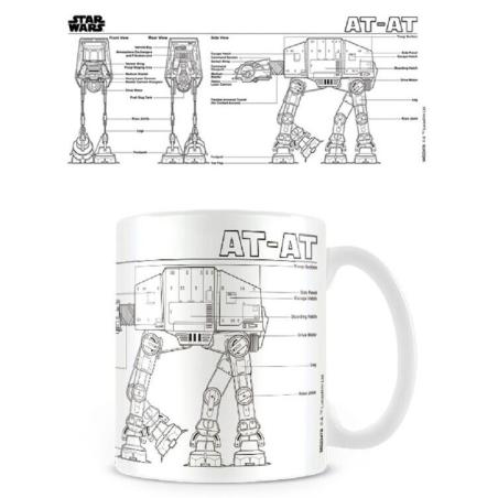 Taza AT-AT Sketch Star Wars