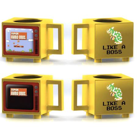 Taza termica Retro TV Super Mario Bros 500ml