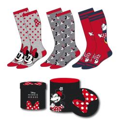 Set 3 calcetines Minnie Disney adulto