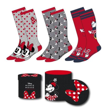 Set 3 calcetines Minnie Disney adulto