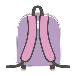 Mochila 3D Kuromi Hello Kitty 28cm