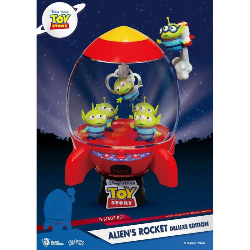 Toy Story Diorama PVC D-Stage Alien's Rocket Deluxe Edition 15 cm