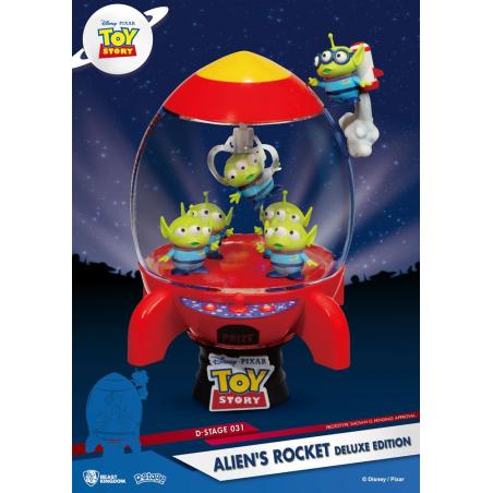 Toy Story Diorama PVC D-Stage Alien's Rocket Deluxe Edition 15 cm
