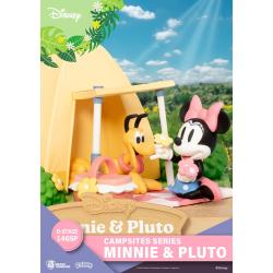 Disney Diorama PVC D-Stage Campsite Series Mini & Pluto Special Edition 10 cm