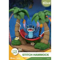 Lilo & Stitch Diorama PVC D-Stage Stitch Hammock 13 cm