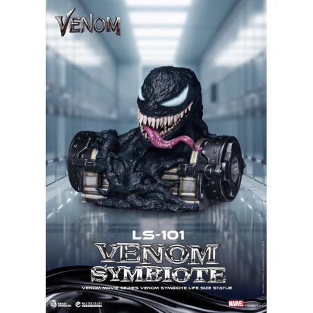 Venom Estatua tamaño real Movie Series Venom Symbiote 24 cm
