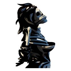 Die Ärzte Estatua a 1/10 Gwendoline Skelett 17 cm