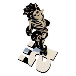 Die Ärzte Estatua a 1/10 Gwendoline Skelett 17 cm