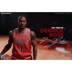 NBA Collection Figura Real Masterpiece 1/6 Derrick Rose Limited Retro Edition 30 cm