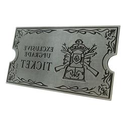 Resident Evil 4 Réplica 1/1 Metal Exclusive Upgrade Ticket