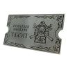 Resident Evil 4 Réplica 1/1 Metal Exclusive Upgrade Ticket