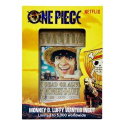 One Piece Lingote Luffy Wanted Poster Limited Edition