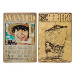 One Piece Lingote Luffy Wanted Poster Limited Edition