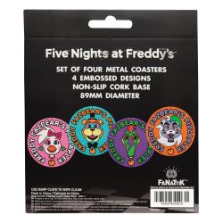 Five Nights at Freddy's Pack de 4 Posavasos Printed Drinks