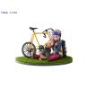 Laid Back Camp F:NEX estatua PVC 1/7 Nadeshiko Kagamihara 13 cm
