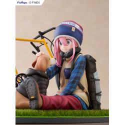 Laid Back Camp F:NEX estatua PVC 1/7 Nadeshiko Kagamihara 13 cm