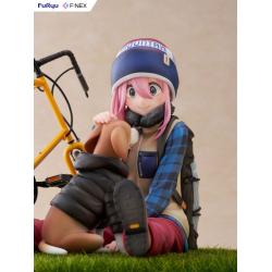 Laid Back Camp F:NEX estatua PVC 1/7 Nadeshiko Kagamihara 13 cm