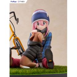 Laid Back Camp F:NEX estatua PVC 1/7 Nadeshiko Kagamihara 13 cm