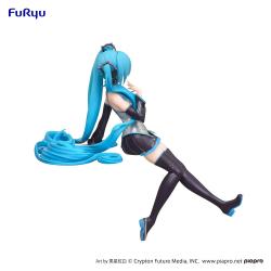 Hatsune Miku Estatua PVC Noodle Stopper Kuroboshi Kouhaku Ver. (re-run) 14 cm