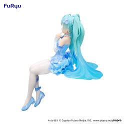 Hatsune Miku Estatua PVC Noodle Stopper Flower Fairy Nemophila Pail Blue Color Ver. 15 cm